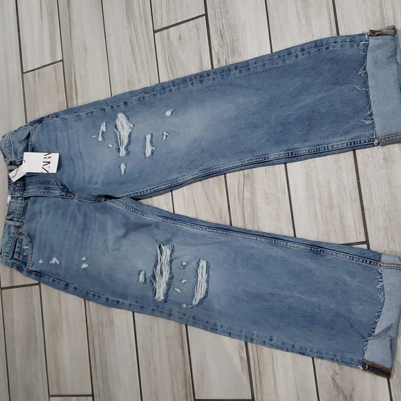 Zara Wide Legged Jeans. - Picture 5 of 12